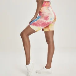 JEANS Shortsit Ja Caprit>Urban Classics Tie Dye High Waist Cycle shortsit kuvioitu