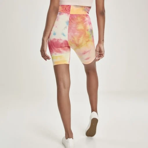 JEANS Shortsit Ja Caprit>Urban Classics Tie Dye High Waist Cycle shortsit kuvioitu