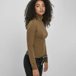 JEANS Pitkähihaiset Paidat></noscript>Urban Classics Turtleneck paita Summer Olive
