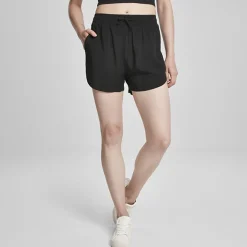 JEANS Shortsit Ja Caprit>Urban Classics Viscose Resort shortsit musta