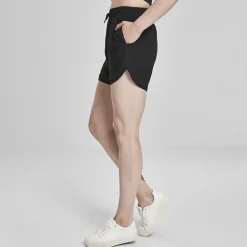 JEANS Shortsit Ja Caprit>Urban Classics Viscose Resort shortsit musta