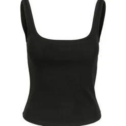 JEANS Lyhythihaiset Paidat Ja Topit></noscript>Urban Classics Wide Neck toppi musta