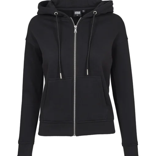 JEANS Takit>Urban Classics Zip hoody musta