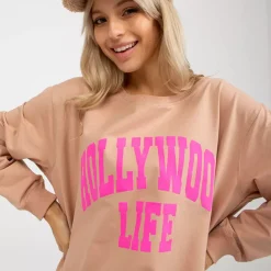 JEANS Pitkähihaiset Paidat></noscript>Vikki Danae trikoopaita beige