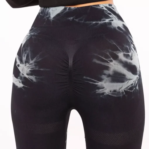 JEANS Leggingsit>Vinceotto Sport solmuvärjätyt leggingsit musta