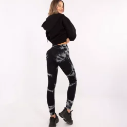 JEANS Leggingsit>Vinceotto Sport solmuvärjätyt leggingsit musta