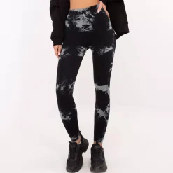 JEANS Leggingsit></noscript>Vinceotto Sport solmuvärjätyt leggingsit musta