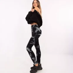 JEANS Leggingsit></noscript>Vinceotto Sport solmuvärjätyt leggingsit musta
