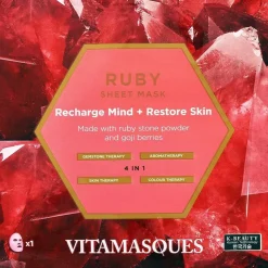 JEANS Meikit></noscript>Vitamasque Ruby kangasnaamio 20 ml
