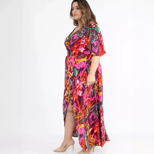 JEANS Maksimekot | Plus!>2W Paris Eerika kuvioitu mekko
