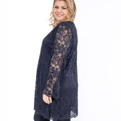 JEANS Tunikat | Plus!>2W Paris Encaje pitsitunika musta