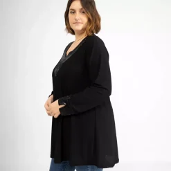 JEANS Tunikat | Plus!>2W Paris Faire tunika musta