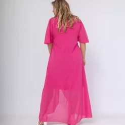 JEANS Maksimekot | Plus!>2W Paris Jenina sifonkimekko fuksia