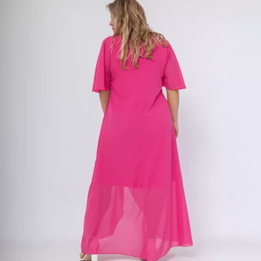 JEANS Maksimekot | Plus!>2W Paris Jenina sifonkimekko fuksia