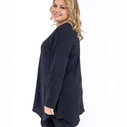 JEANS Pitkähihaiset Paidat | Plus!>2W Paris Latoya kimaltava paita musta