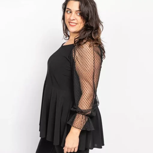 JEANS Pitkähihaiset Paidat | Plus!>2W Paris Lylah paita musta