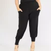 JEANS Housut>2W Paris Megan housut musta