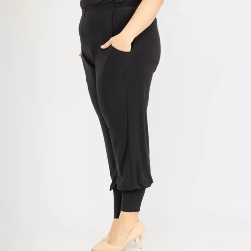 JEANS Housut>2W Paris Megan housut musta