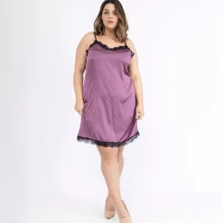 2W Paris Alusvaatteet | Plus!></noscript>Miranna satiinialusasu violetti