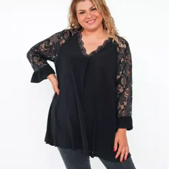 JEANS Tunikat | Plus!>2W Paris Pippa tunika musta