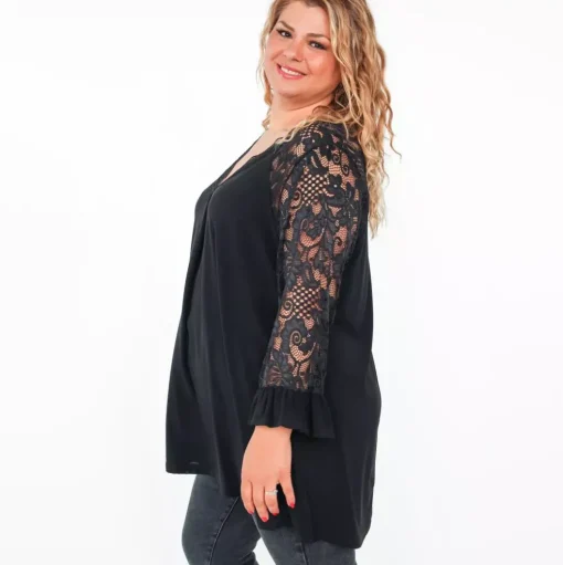 JEANS Tunikat | Plus!>2W Paris Pippa tunika musta