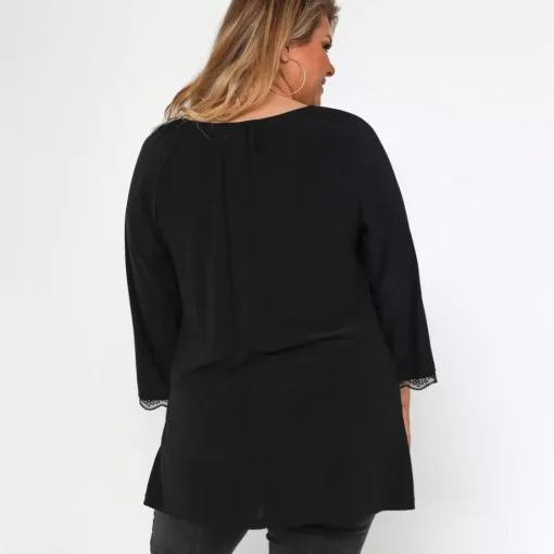 JEANS Pitkähihaiset Paidat | Plus!>2W Paris Unica paita musta
