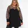 JEANS Tunikat | Plus!>2W Paris Vesta tunika musta