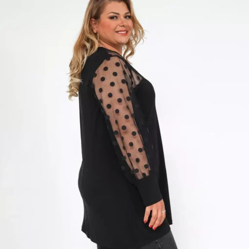 JEANS Tunikat | Plus!>2W Paris Vesta tunika musta