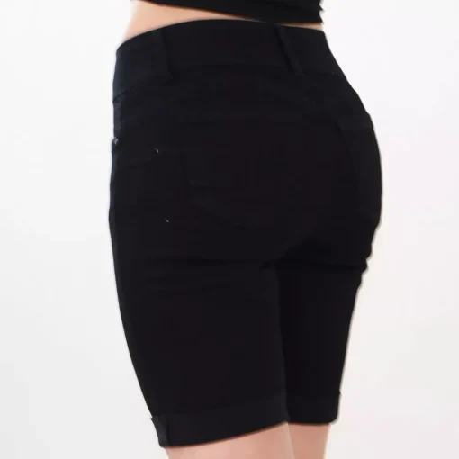 JEANS Shortsit Ja Caprit>Wax Jean Edie farkkushortsit musta