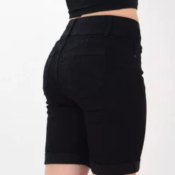 JEANS Shortsit Ja Caprit></noscript>Wax Jean Edie farkkushortsit musta