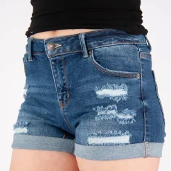 JEANS Shortsit Ja Caprit>Wax Jean Evelina farkkushortsit tummansininen