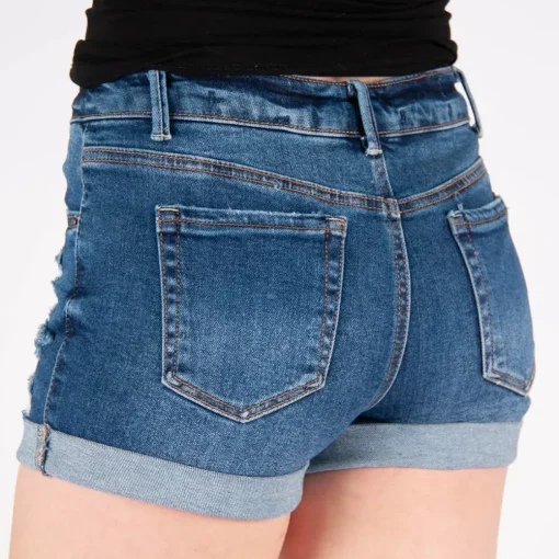 JEANS Shortsit Ja Caprit>Wax Jean Evelina farkkushortsit tummansininen