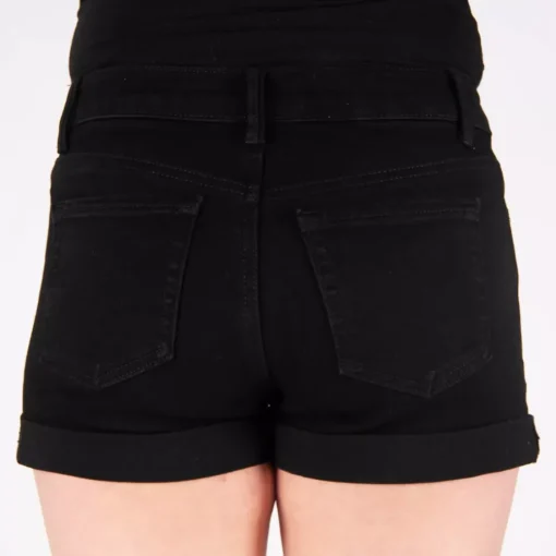 JEANS Shortsit Ja Caprit>Wax Jean Evelina farkkushortsit musta