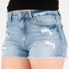 JEANS Shortsit Ja Caprit>Wax Jean Giada farkkushortsit vaaleansininen