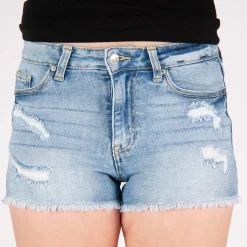 JEANS Shortsit Ja Caprit></noscript>Wax Jean Giada farkkushortsit vaaleansininen
