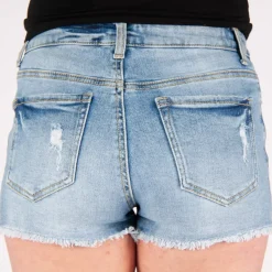 JEANS Shortsit Ja Caprit></noscript>Wax Jean Giada farkkushortsit vaaleansininen