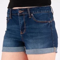JEANS Shortsit Ja Caprit>Wax Jean Greta Push Up farkkushortsit t.sininen