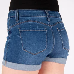 JEANS Shortsit Ja Caprit>Wax Jean Greta Push Up farkkushortsit sininen