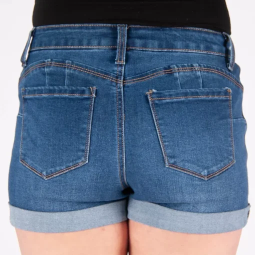 JEANS Shortsit Ja Caprit>Wax Jean Greta Push Up farkkushortsit sininen