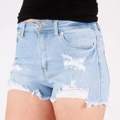 JEANS Shortsit Ja Caprit>Wax Jean Sofiia farkkushortsit vaaleansininen