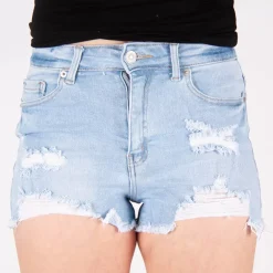 JEANS Shortsit Ja Caprit>Wax Jean Sofiia farkkushortsit vaaleansininen