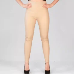 JEANS Leggingsit>Willow leatherlook leggingsit beige