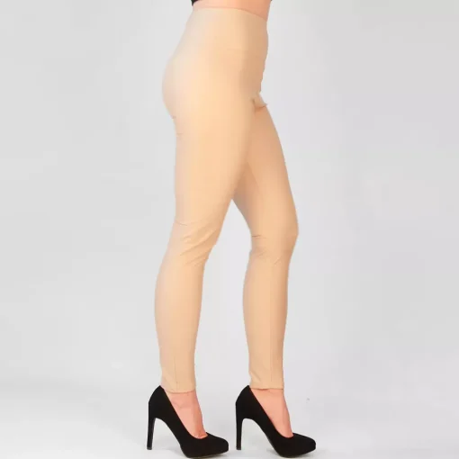 JEANS Leggingsit>Willow leatherlook leggingsit beige