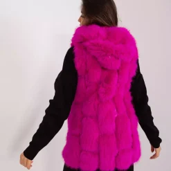 JEANS Takit>Wool Fashion Aisla keinoturkisliivi magenta