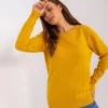 JEANS Pitkähihaiset Paidat>Wool Fashion Emila neulospaita mustard