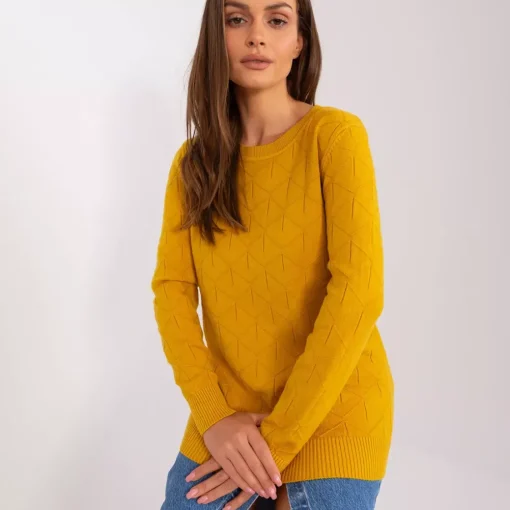 JEANS Pitkähihaiset Paidat>Wool Fashion Emila neulospaita mustard