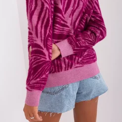 JEANS Neuleet></noscript>Wool Fashion Lorna neulepaita violetti