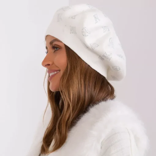 JEANS Baskerit>Wool Fashion neulebaskeri strasseilla valkoinen