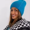 JEANS Talvipäähineet>Wool Fashion neulepipo strasseilla turkoosi