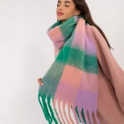 JEANS Huivit Ja Käsineet></noscript>Wool Fashion suuri kaulahuivi aniliininpunainen